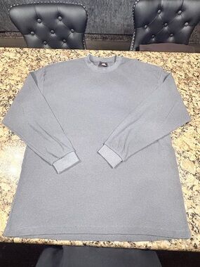 Men's Crewneck thermal in Gray - Classic Everyday Knit